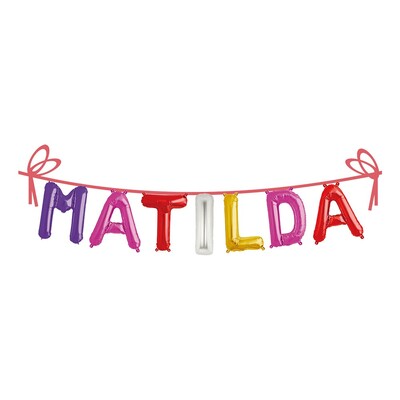 Ballonggirlang Folie Namn - Matilda