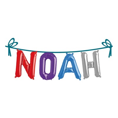 Ballonggirlang Folie Namn - Noah