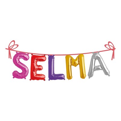 Ballonggirlang Folie Namn - Selma