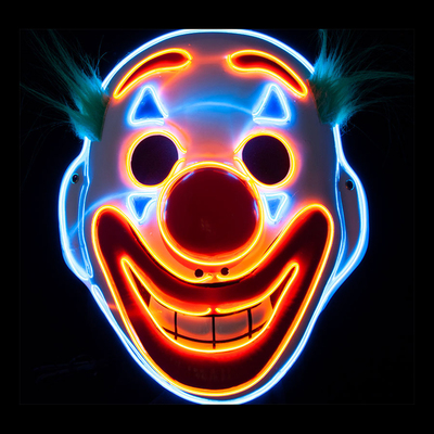 El Wire Clown Mask