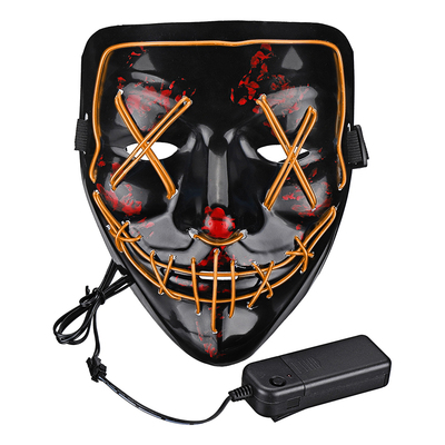 El Wire Purge LED Mask - Orange