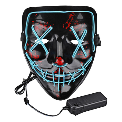 El Wire Purge LED Mask - Turkos