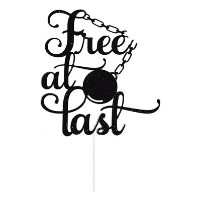 Free At Last Tårtdekoration - 1-pack