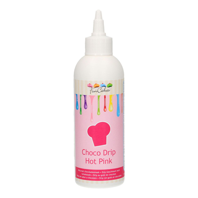 FunCakes Choco Drip Hot Pink/Rosa - 180 g