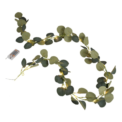 Girlang Eucalyptus med LED-ljus