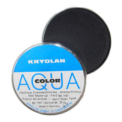 Kryolan Aquacolor Smink - Svart