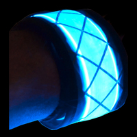 Lysande LED Armband - Blå