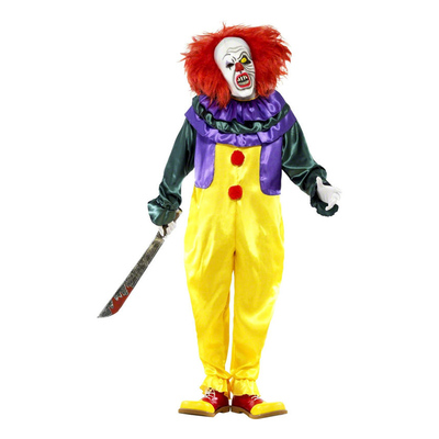 Läskig Clown Maskeraddräkt - Medium