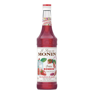 Monin Candy Strawberry Syrup - 70 cl