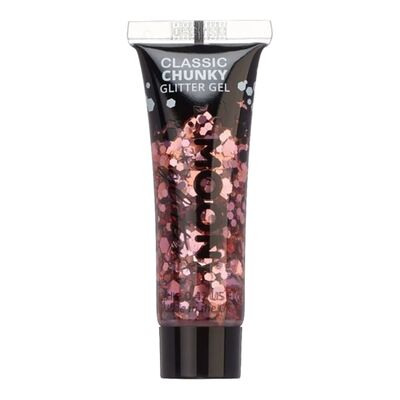 Moon Creations Classic Chunky Glitter Gel - Rose Gold