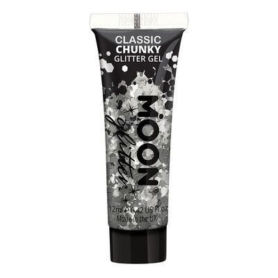 Moon Creations Classic Chunky Glitter Gel - Silver