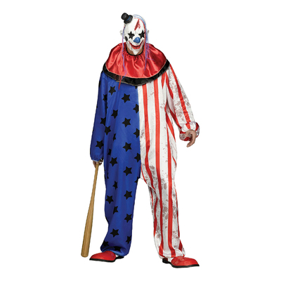 Mördarclown Maskeraddräkt - One size