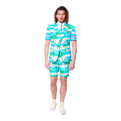 OppoSuits Flaminguy Shorts Kostym - 50