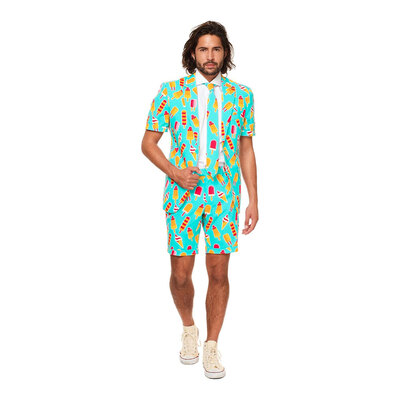 OppoSuits Iceman Shorts Kostym - 52