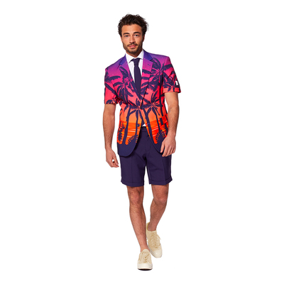 OppoSuits Suave Sunset Shorts Kostym - 46