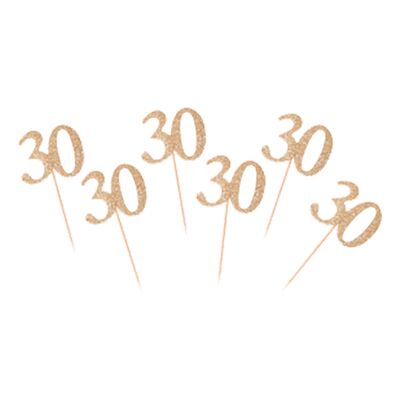 Partypicks 30 År Guld - 6-pack