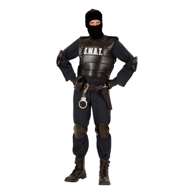 S.W.A.T. Officer Maskeraddräkt - Medium